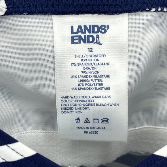 Lands' End Women's Tankini Swimsuit Top - Picture 7 of 8